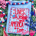 Loves Jesus and America Too COMFORT COLORS® Shirt
