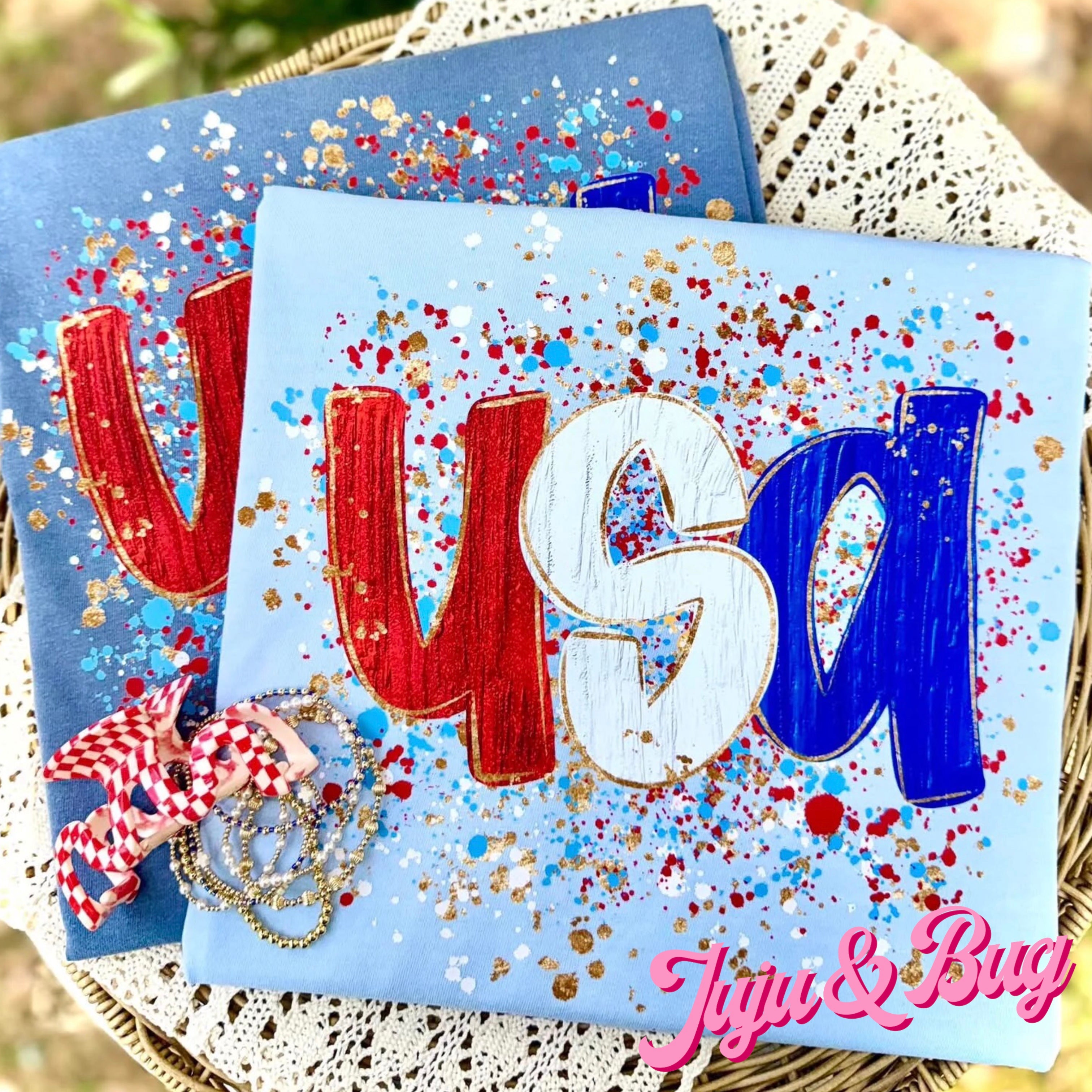 USA Spatter Design COMFORT COLORS® Shirt